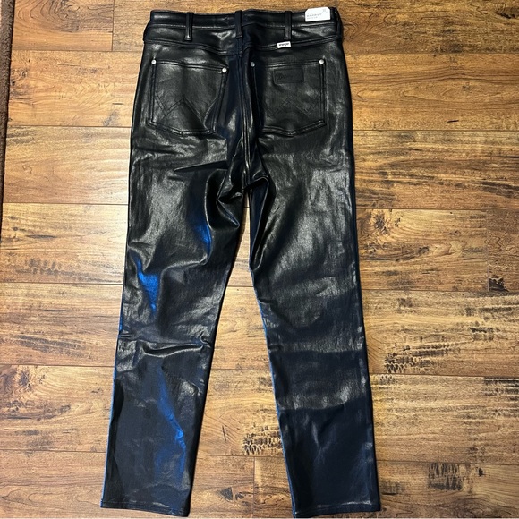 WRANGLER Walker Coated High Rise Slim Straight Leg Jeans Size 30 NWT - Picture 6 of 8